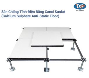 Sàn chống tĩnh điện bằng canxi sunfat