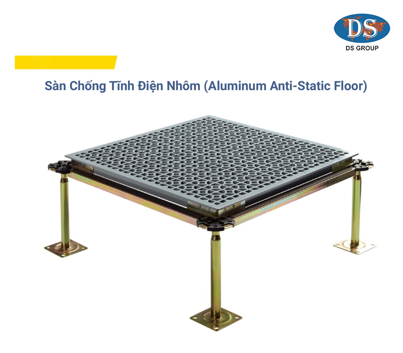 Sàn chống tĩnh điện nhôm